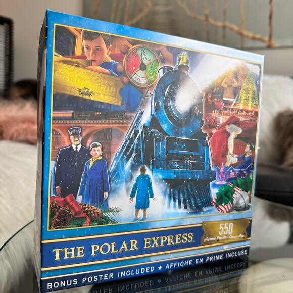 Polar Express - Ride 550 Piece Adult Christmas Puzzle - Picture 2 of 2